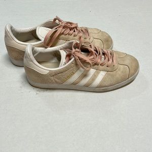 adidas Women's Sneakers in Beige and White